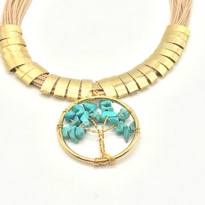 Necklace BU life tree