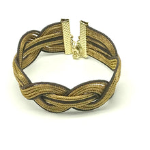 Load image into Gallery viewer, Golden glass bracelet B04CD
