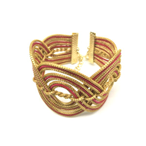 Golden grass bracelet B02CD