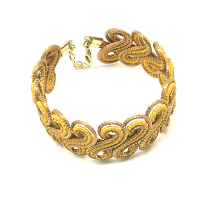 Golden grass bracelet B11CD
