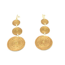 Load image into Gallery viewer, Golden grass earring E02CD
